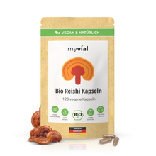 Lade das Bild in den Galerie-Viewer, Bio Reishi Kapseln
