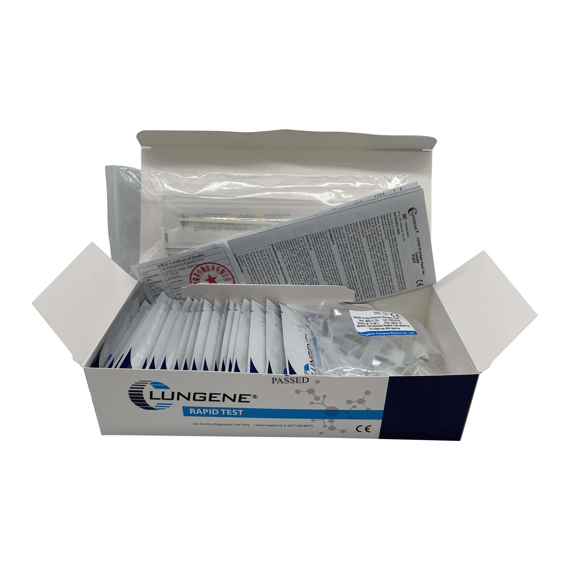 CLUNGENE COVID-19 Antigen Rapid Test 3in1