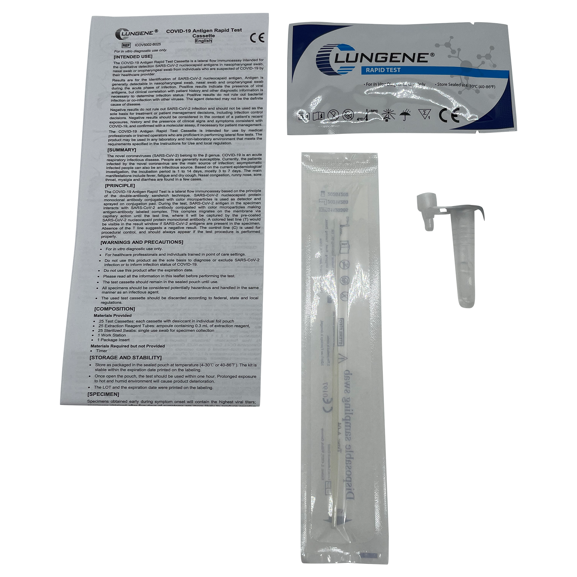 CLUNGENE COVID-19 Antigen Rapid Test 3in1