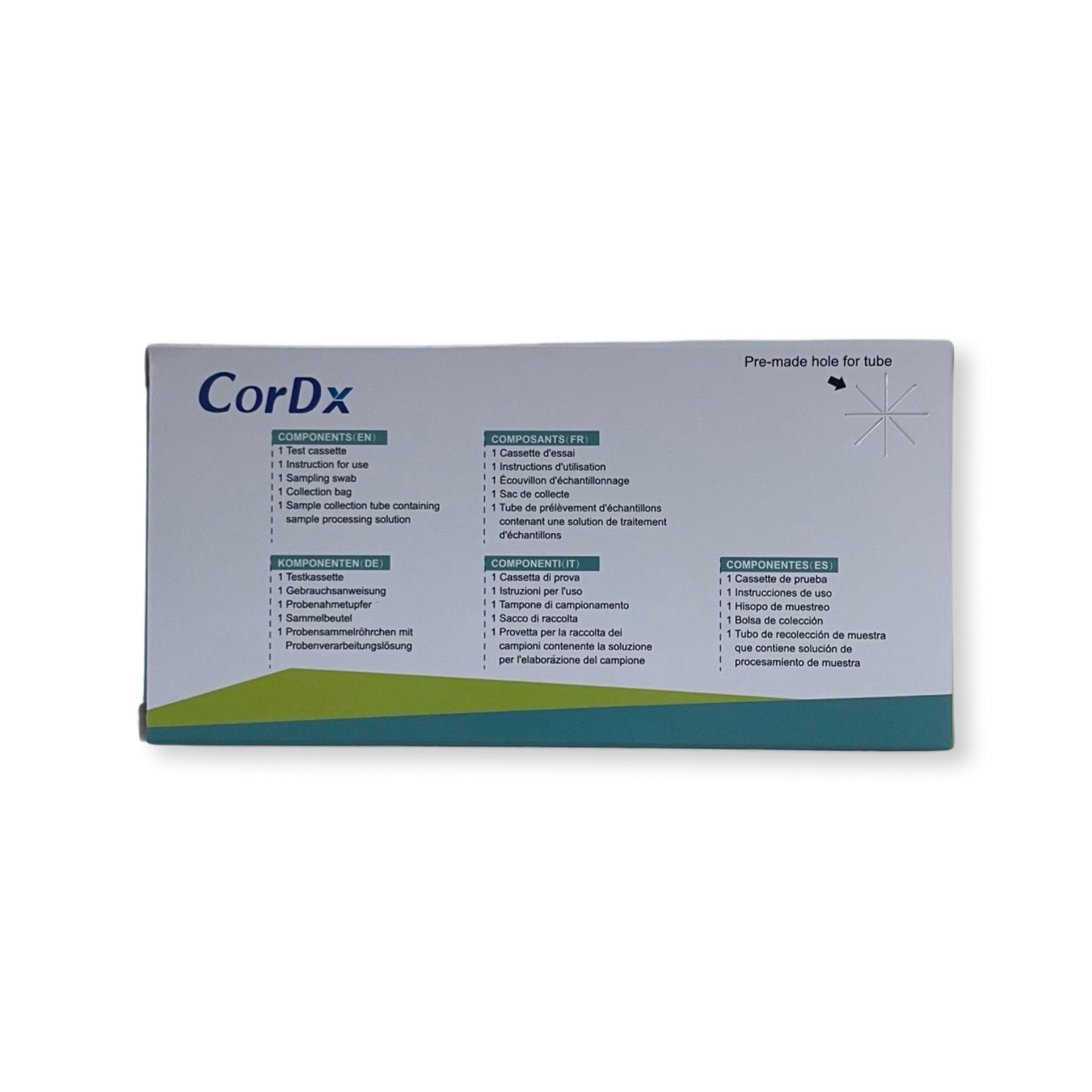 CorDx Influenza A/B+COVID-19/RSV Combo Ag Test