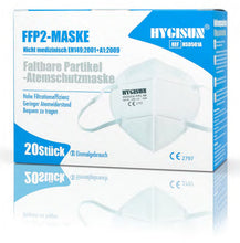 Lade das Bild in den Galerie-Viewer, 20x HYGISUN FFP2 Masken
