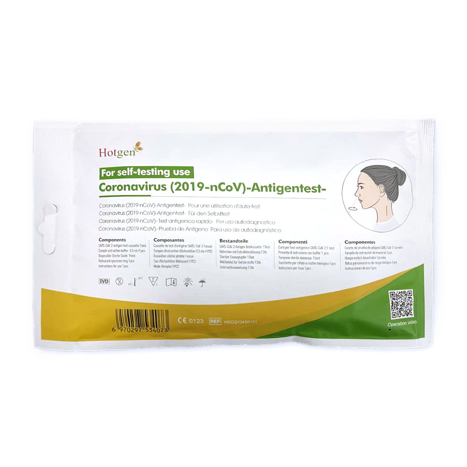 Hotgen Coronavirus (2019-nCoV) Antigentest