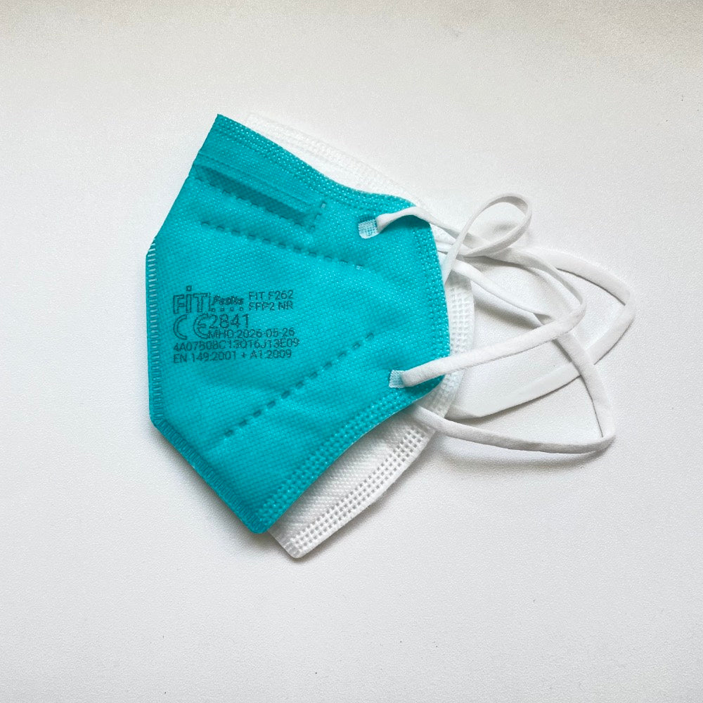 10x Kleine FFP2 Maske Made in Germany - Medical Green